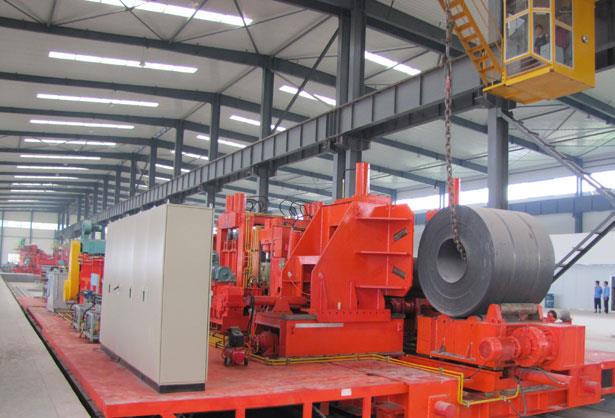 滄州螺旋鋼管設(shè)備拆卷機(jī)